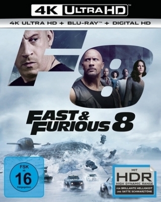 Fast & Furious 8 4K, 2 UHD-Blu-ray