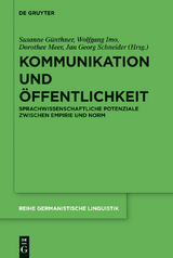 Kommunikation und &Ouml;ffentlichkeit - 