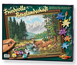 Friedvolle Berglandschaft