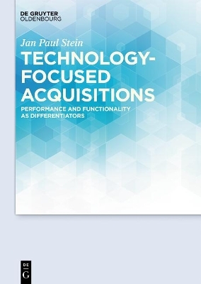 Technology-focused Acquisitions - Jan Paul Stein