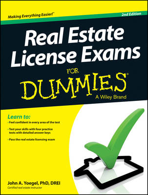 Real Estate License Exams For Dummies - John A. Yoegel