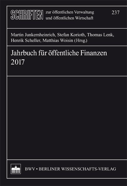 Jahrbuch f&uuml;r &ouml;ffentliche Finanzen (2017) - 