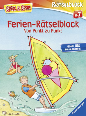 Ferien-Rätselblock Von Punkt zu Punkt