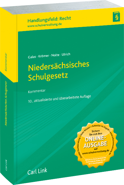 Nieders&auml;chsisches Schulgesetz - Dieter Galas, Friedrich-Wilhelm Kr&ouml;mer, Gerald Nolte, Karl-Heinz Ulrich