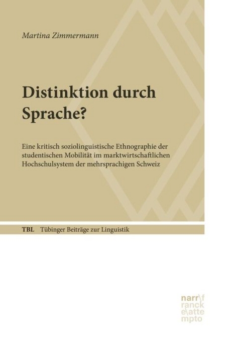 Distinktion durch Sprache? - Martina Zimmermann