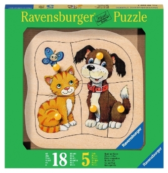 Hund und Katze (Kinderpuzzle)