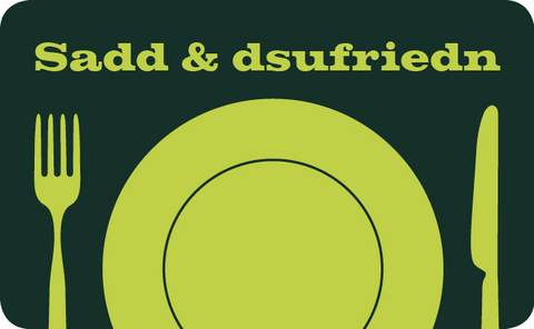 Fr&uuml;hst&uuml;cksbrettchen &raquo;Sadd&dsufriedn&laquo;