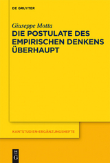 Die Postulate des empirischen Denkens überhaupt - Giuseppe Motta