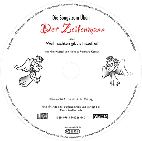 25 &Uuml;bungs-CDs "Der Zeitenmann"