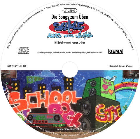 25 &Uuml;bungs-CDs "Schule ist alles oder nichts - DIE Schul-Revue"