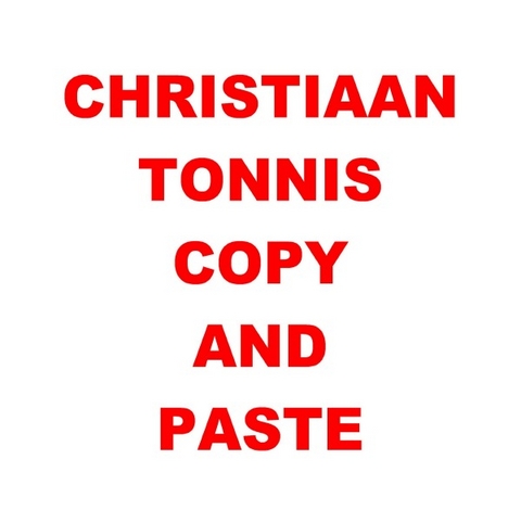 Gesamtausgabe / Copy and Paste - Christiaan Tonnis
