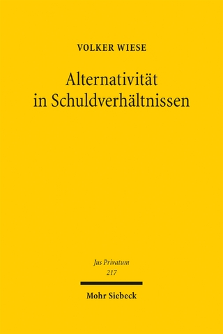Alternativität in Schuldverhältnissen