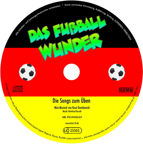25 Übungs-CDs "Das Fußballwunder"