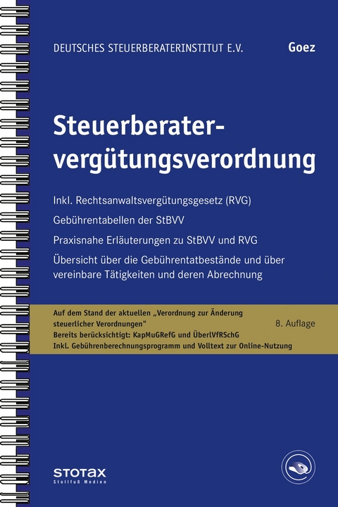 Steuerberaterverg&uuml;tungsverordnung - Christoph Goez