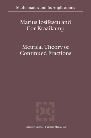 Metrical Theory of Continued Fractions