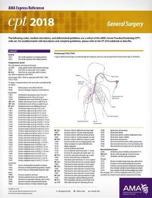 CPT&reg; 2018 Express Reference Coding Cards: General Surgery - Kathy Giannangelo