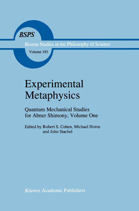 Experimental Metaphysics - 