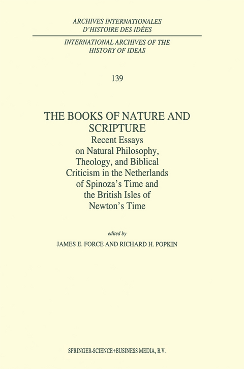 The Books of Nature and Scripture - 
