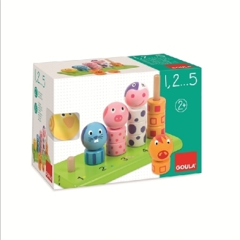 Stapelspiel 1,2, - 5 (Kinderspiel)