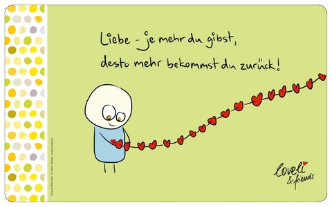 Liebe - Frühstücksbrettchen