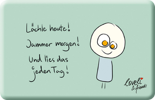 Lächle heute - Magnet