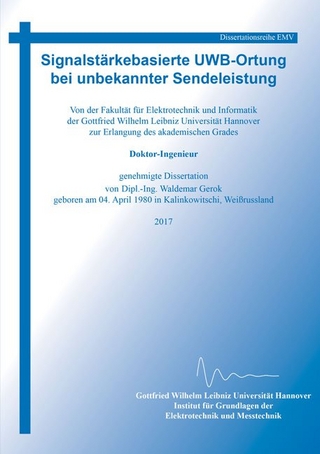 Signalstärkebasierte UWB-Ortung bei unbekannter Sendeleistung