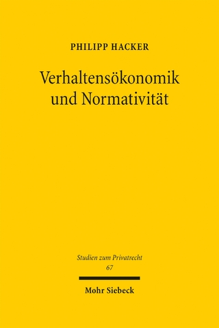 Verhaltensökonomik und Normativität
