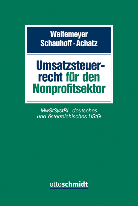 Umsatzsteuerrecht f&uuml;r den Nonprofitsektor - 