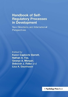 Handbook of Self-Regulatory Processes in Development - 