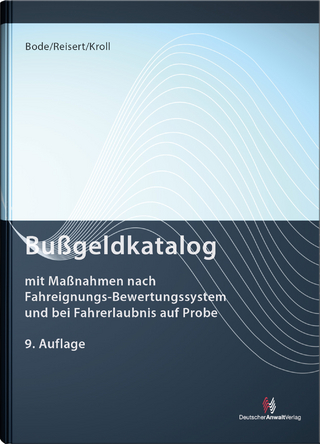Bußgeldkatalog