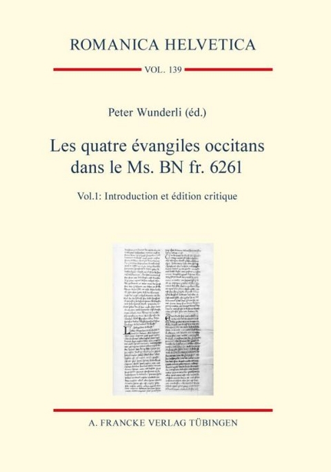Les quatre &eacute;vangiles occitans dans le Ms. BN fr. 6261 - 