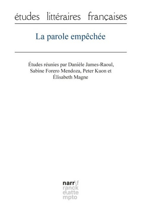 La parole emp&ecirc;ch&eacute;e - 