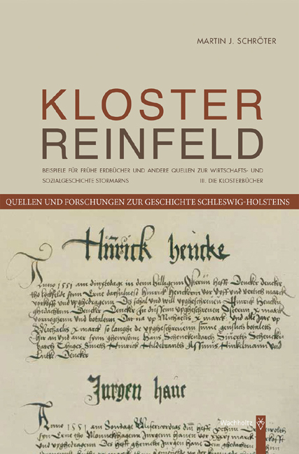 Kloster Reinfeld. III. Die Klosterb&uuml;cher