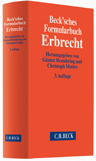 Beck'sches Formularbuch Erbrecht