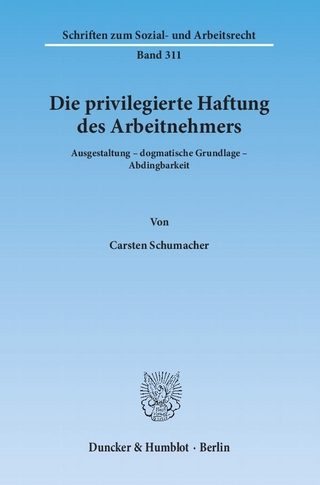 Die privilegierte Haftung des Arbeitnehmers.
