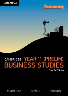 Cambridge  Preliminary Business Studies - Marianne Hickey, Tony Nader, Tim Williams