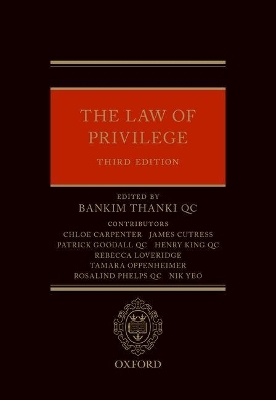 The Law of Privilege