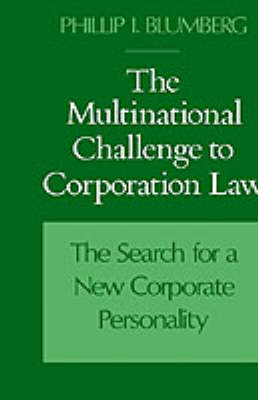 The Multinational Challenge to Corporation Law