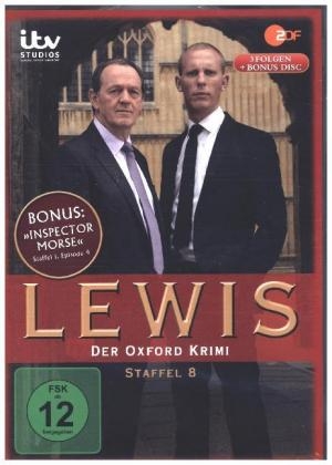 Lewis - Der Oxford Krimi. Staffel.8, 4 DVD