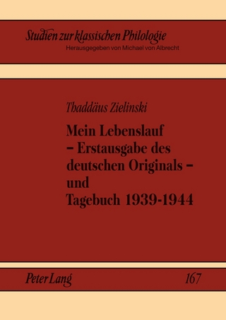 Mein Lebenslauf – Erstausgabe des deutschen Originals – und Tagebuch 1939-1944
