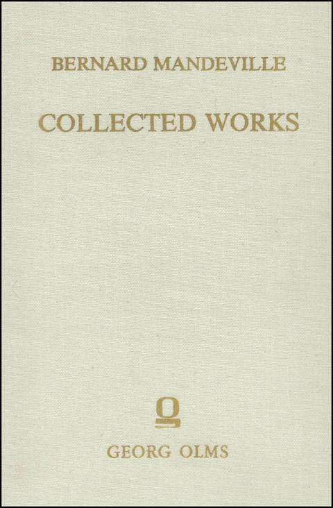 Collected Works - Bernard Mandeville