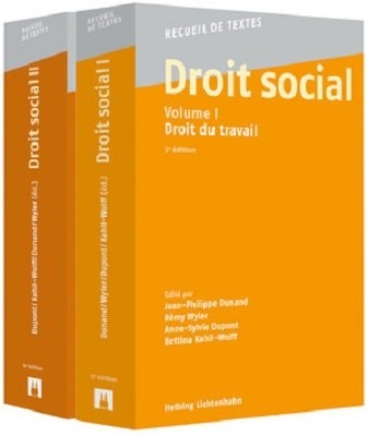 Droit social, Volumes I + II - 