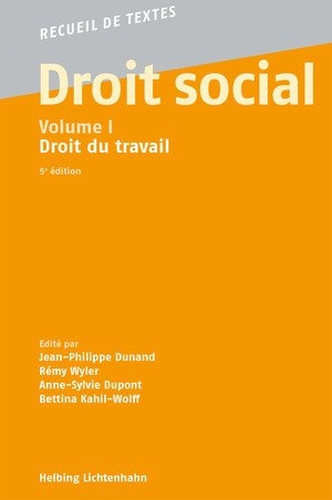 Droit social, Volume I - 