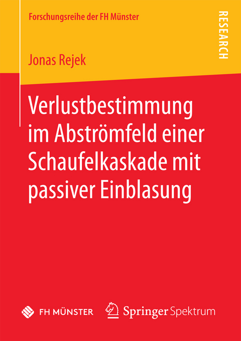 Verlustbestimmung im Abströmfeld einer Schaufelkaskade mit passiver Einblasung - Jonas Rejek