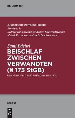 Beischlaf zwischen Verwandten (&sect; 173 StGB) - Sami Bdeiwi