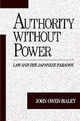 Authority without Power -  Haley