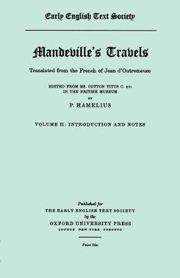 Mandeville's Travels . . . from MS. Cotton Titus C. xvi - 