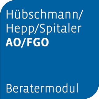 Beratermodul Hübschmann/Hepp/Spitaler AO/FGO