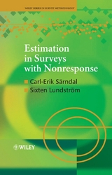 Estimation in Surveys with Nonresponse - Carl-Erik S&auml;rndal, Sixten Lundstr&ouml;m