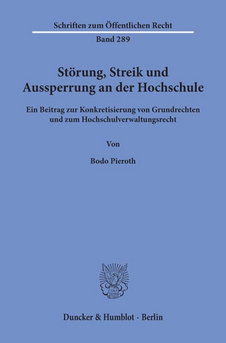 Störung, Streik und Aussperrung an der Hochschule.